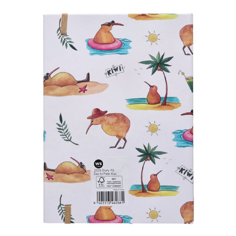 WS 2026 Diary A5 Day to Page Kiwi, , hi-res