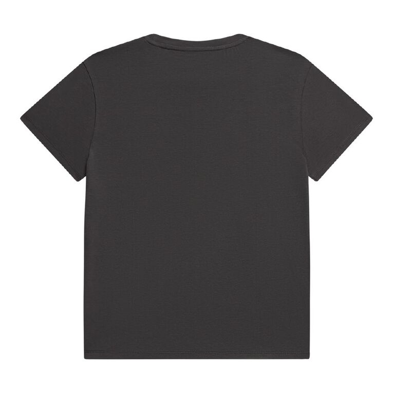 Young Original Print Short Sleeve Tee, Grey Dark, hi-res