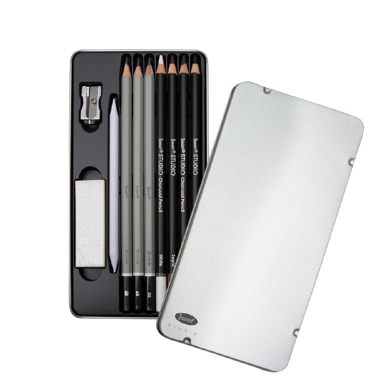 Jasart Sketching Draw Set 10 Piece, , hi-res
