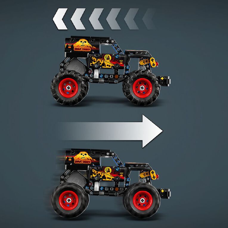 LEGO Technic Monster Jam Grave Digger Fire and Ice 42219, , hi-res