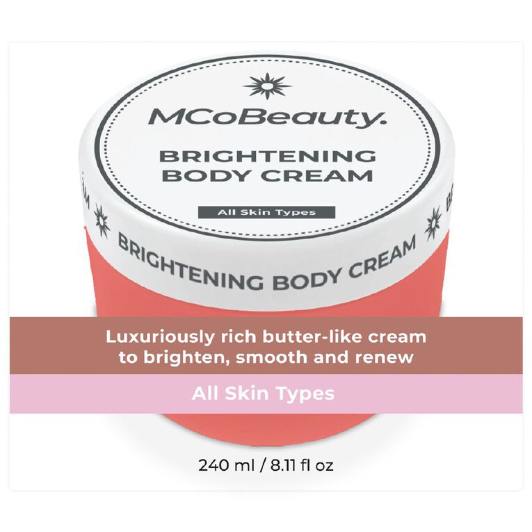 MCoBeauty Everday Brightening Body Cream 240ml, , hi-res