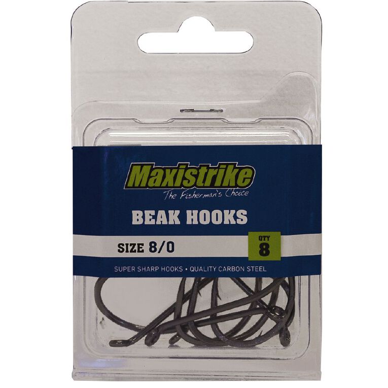 Maxistrike Beak Hooks 8/0 8 Pack, , hi-res
