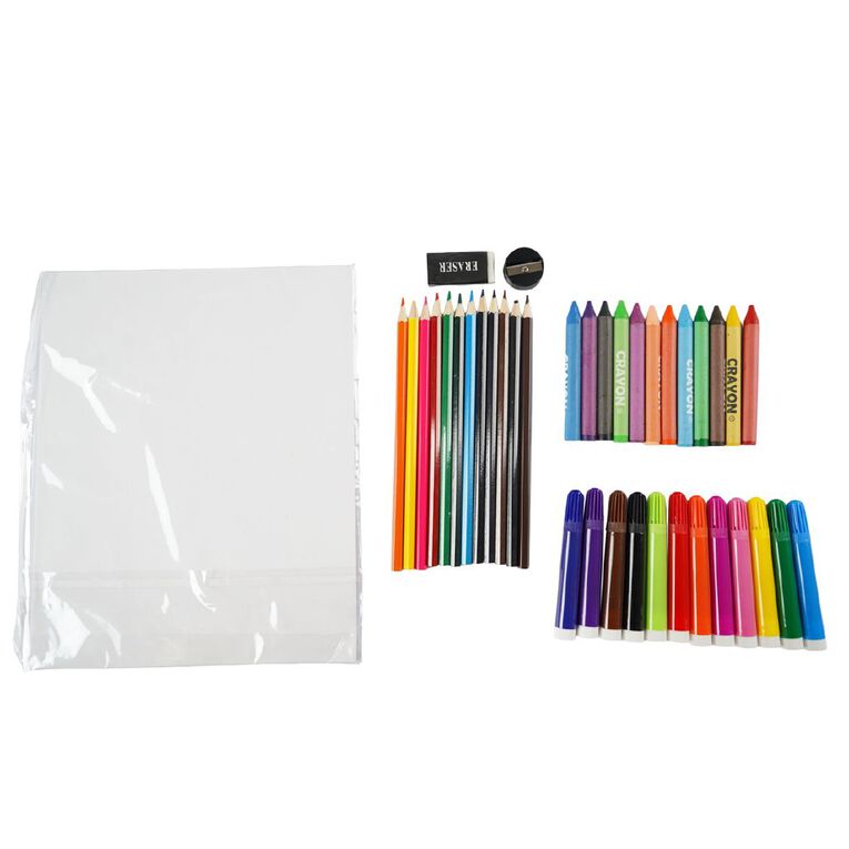 Uniti Kids Travel Art Set 59 Piece, , hi-res