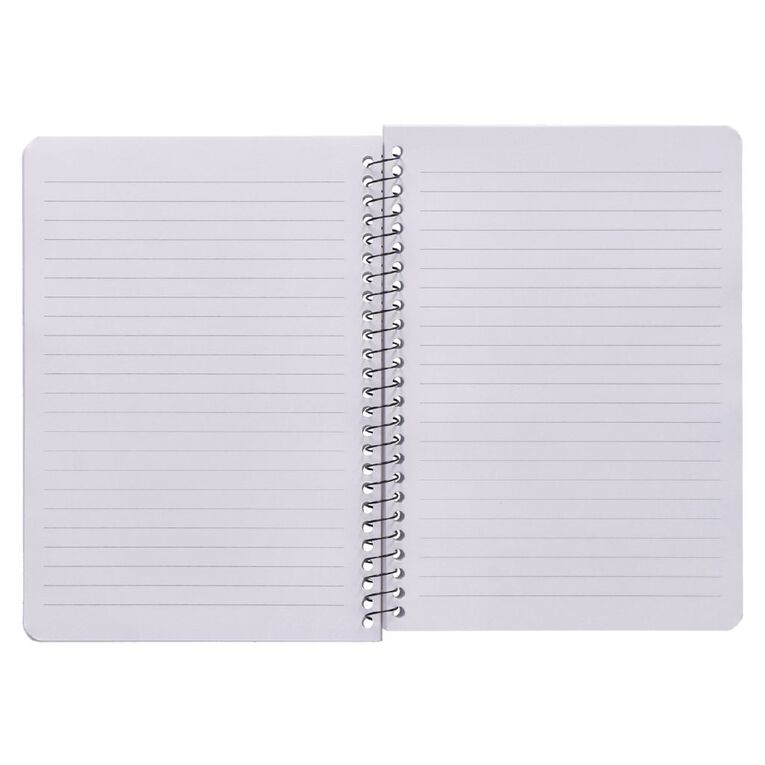 Uniti Stationery Rose A5 Notebook Black, , hi-res