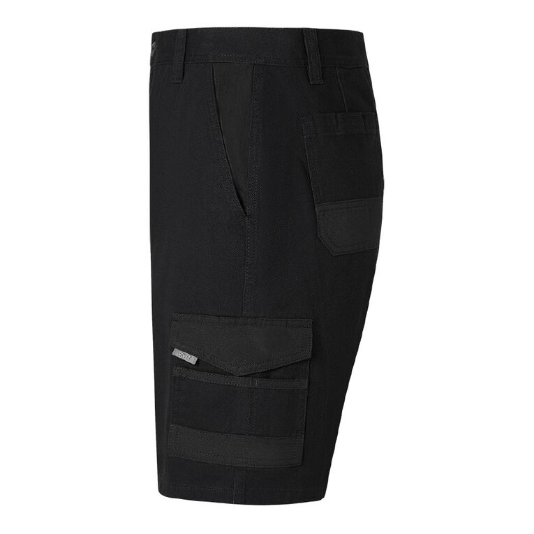 Rivet Women's Utility Shorts, Black, hi-res
