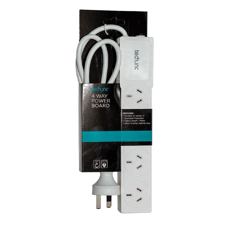 Tech.Inc 4 Way Powerboard, , hi-res