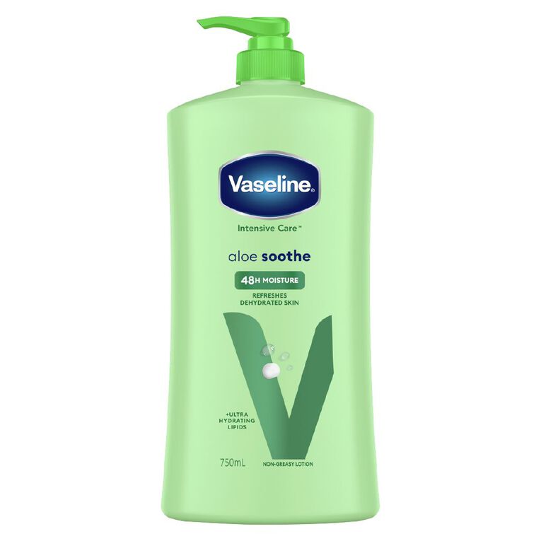 Vaseline Aloe Soothe Body Lotion 750ml, , hi-res