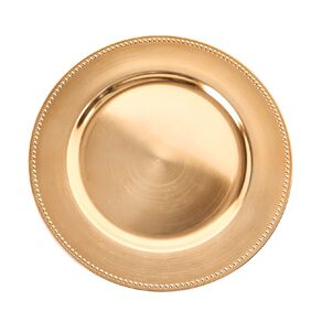 Living & Co Metallic Under Plate Reusable Gold