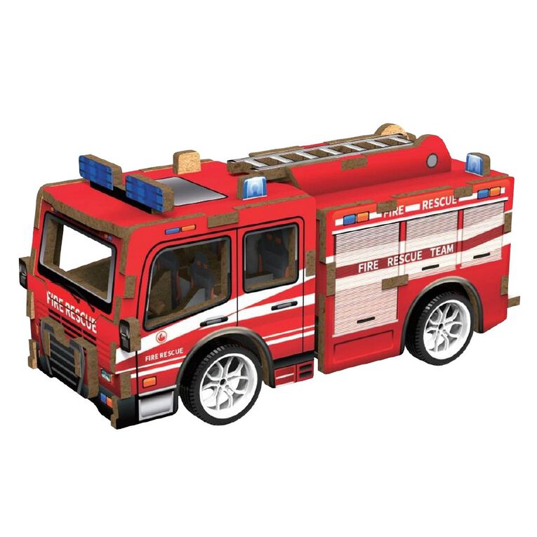 Play Studio 3D Wooden Mini Vehicle Assorted, , hi-res