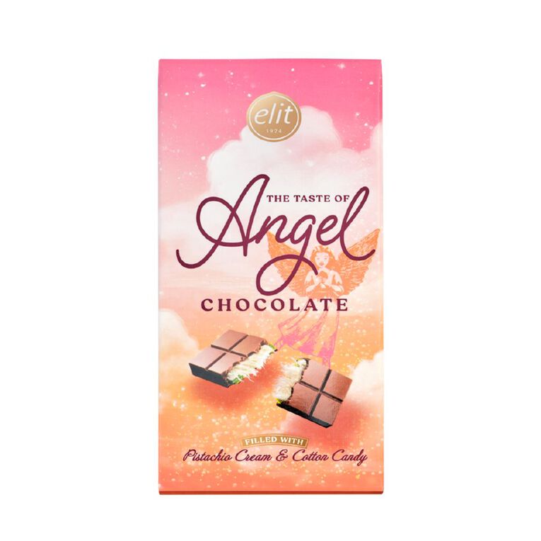 Elit Angel Milk Chocolate Filled With Pistachio And Cotton Candy, , hi-res