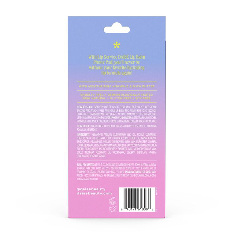 Daise Lip Service Lip Balm Phone Pod Watermelon Crush, , hi-res