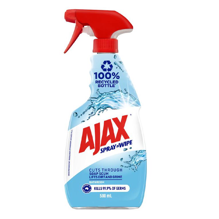 Ajax Spray N Wipe Bathroom Cleaner Antibacterial Spray, , hi-res