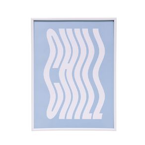 Living & Co Framed Print Chill 30cm x 40cm