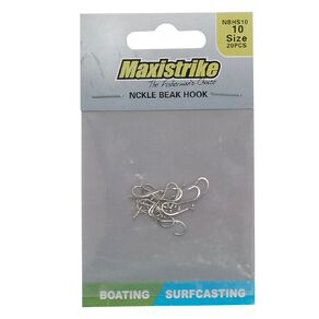 Maxistrike Fishing Hooks Nickel Beak Sprat 20 Piece