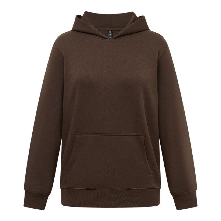 H&H Women's Essential Pullover Hoodie, Brown Dark, hi-res
