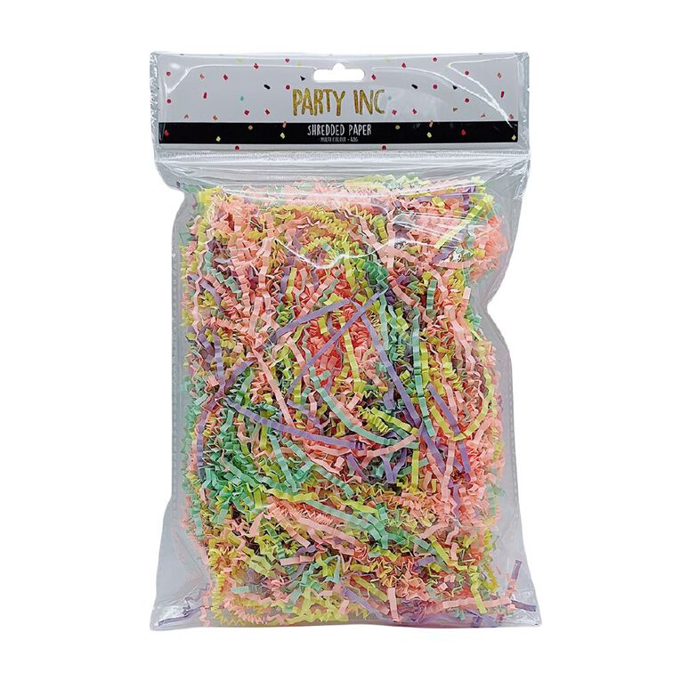 Party Inc Shredded Paper Multi-Coloured 40g, , hi-res