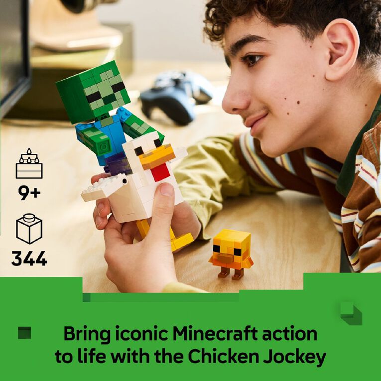 LEGO Minecraft Chicken Jockey 21582, , hi-res