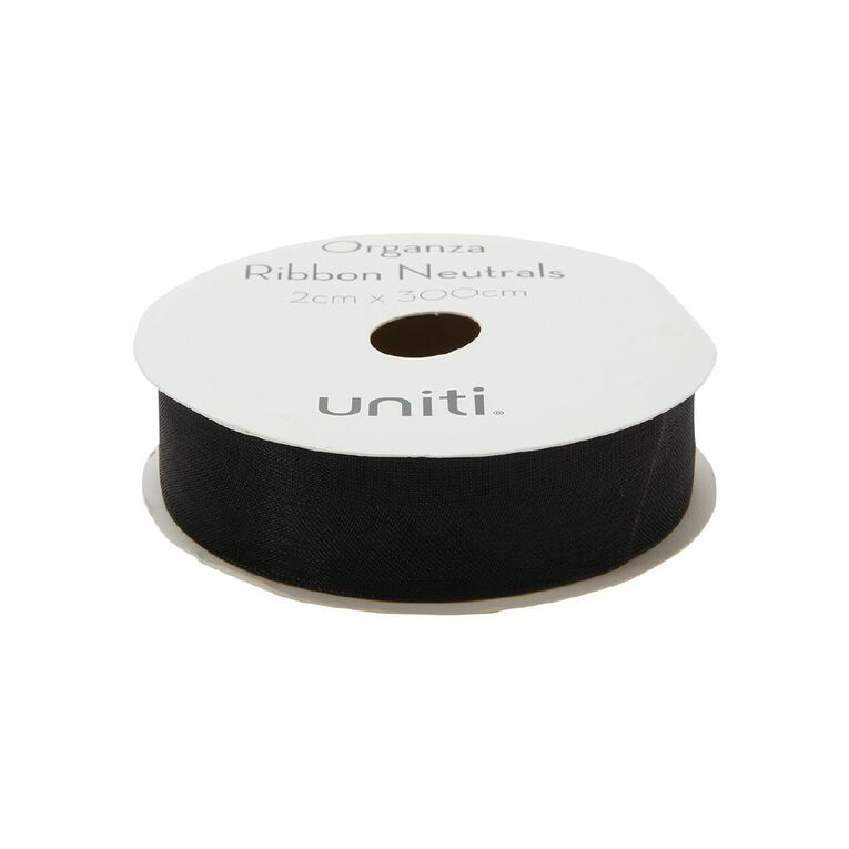 Uniti Organza Ribbon Neutrals 3m Assorted, , hi-res