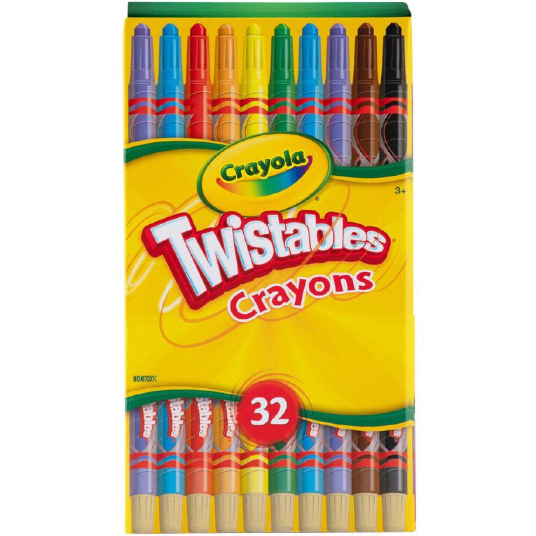 Crayola 32 Pack Twistable Crayon Deskpack, , hi-res