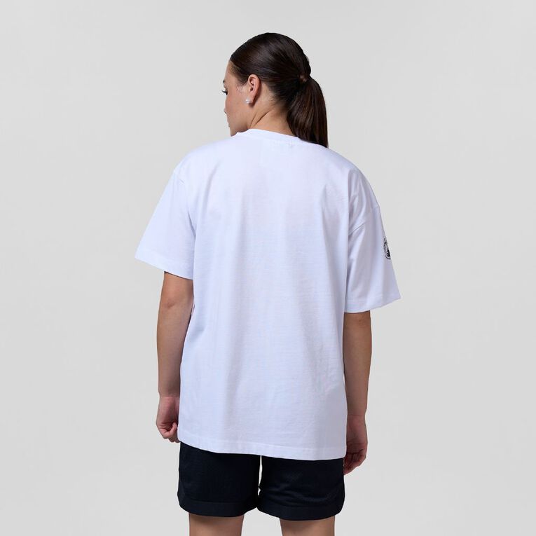 Basketball NZ Graphic Tee, White, hi-res