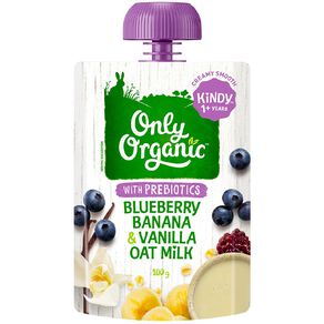 Only Organic Kindy Blueberry Banana Oat Milk 100g
