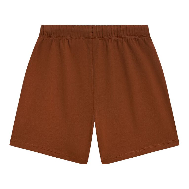 Young Original Preschool Jersey Shorts, Brown Dark, hi-res