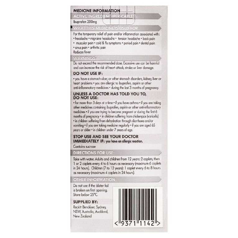 Nurofen Tablets 24s - LIMIT OF 2 PER CUSTOMER, , hi-res