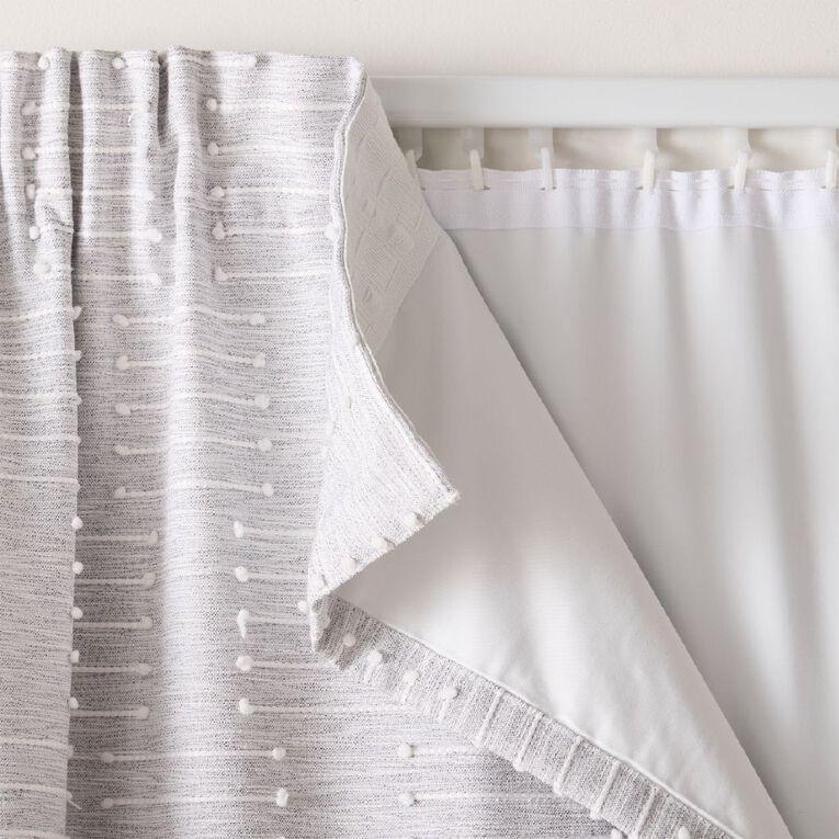 Living & Co Curtain Lining White 150-230cm Wide/160cm Drop, , hi-res