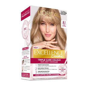 L'Oreal Paris Excellence Creme Hair Colour Ash Blonde 8.1