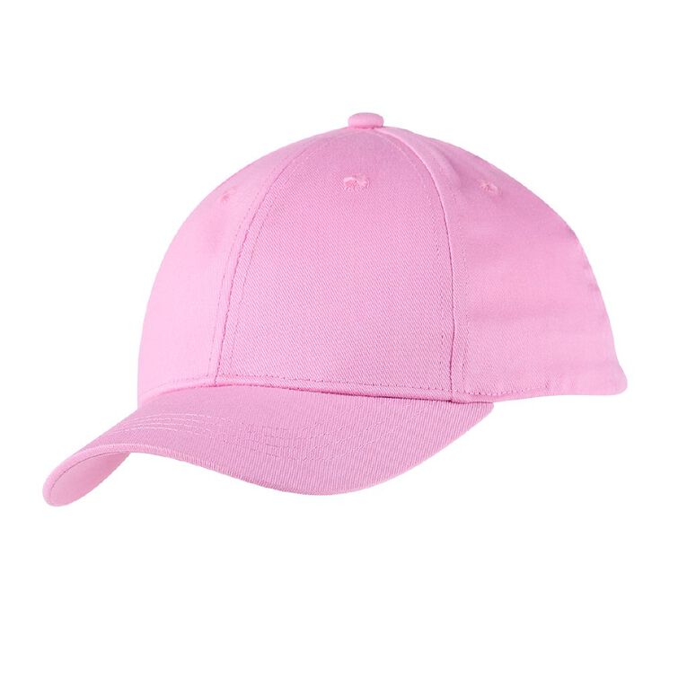 Young Original Kids' Twill Peak Cap, Pink, hi-res