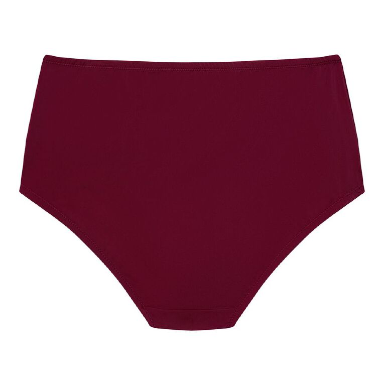 H&H Women's Ivy Lace Full Brief, Red Dark, hi-res