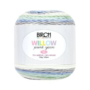 Birch Yarn Willow Yarn Print 45% Acrylic 55% Nylon 150G Morning Mist