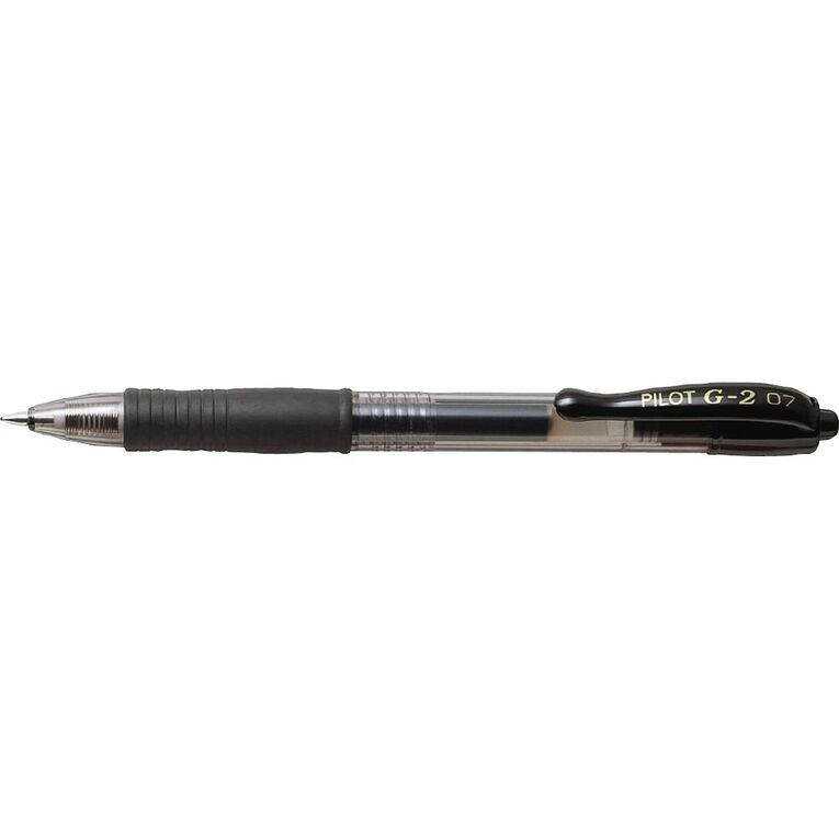 Pilot G2 Retractable Fine 0.7mm Gel Pen Black, , hi-res