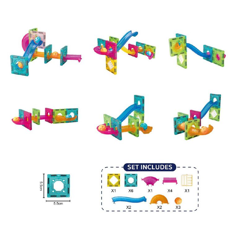 Play Studio Magnetic Tiles Pipeline 20 Pieces, , hi-res