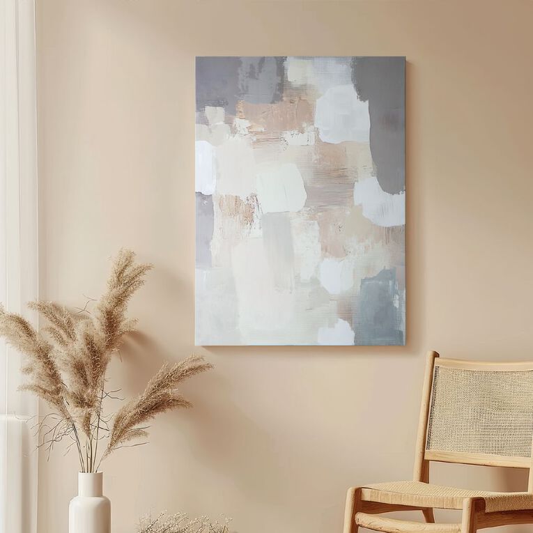 Happy Frames Wall Art Canvas Heritage Abstract 97x70cm, , hi-res