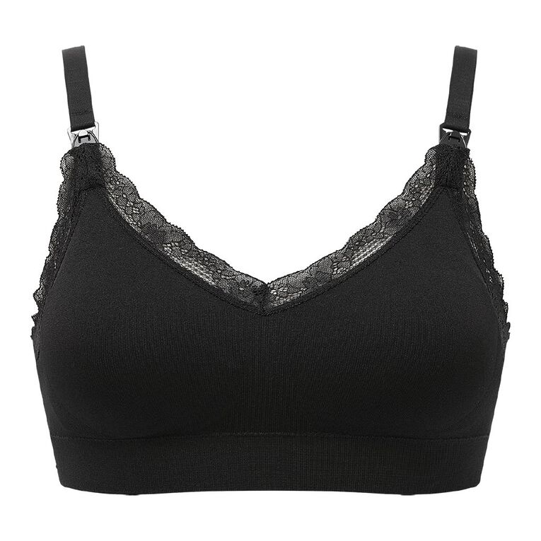 H&H Women's Seamfree Maternity Bra 2 Pack, Natural, hi-res