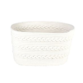 Living & Co Cotton Basket Large White