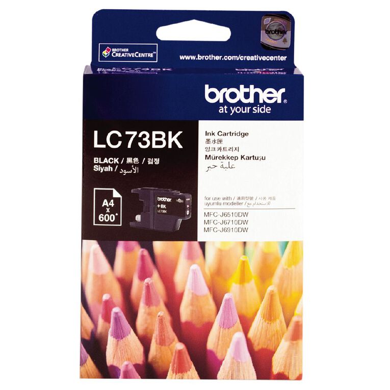 Brother Ink LC73 Black 600 Pages, , hi-res