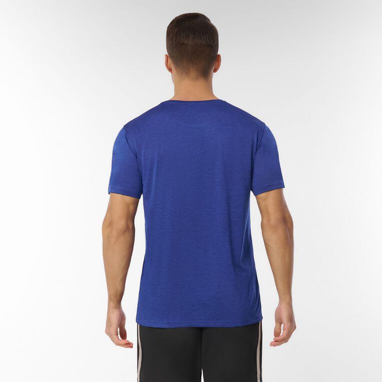 Active Intent Men's Active Cationic Tee, Blue Mid, hi-res