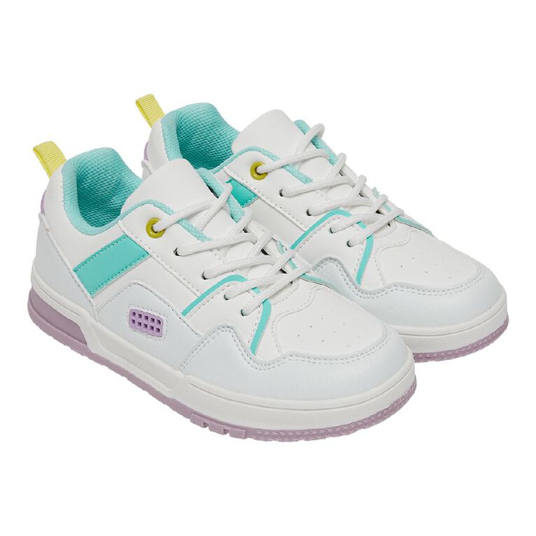 Young Original Senior Kids' Castle Sneakers, White, hi-res