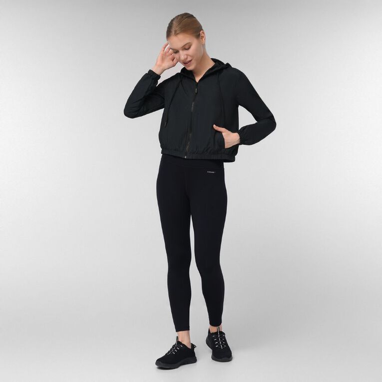Active Intent Women's Lined Training Jacket, Black, hi-res