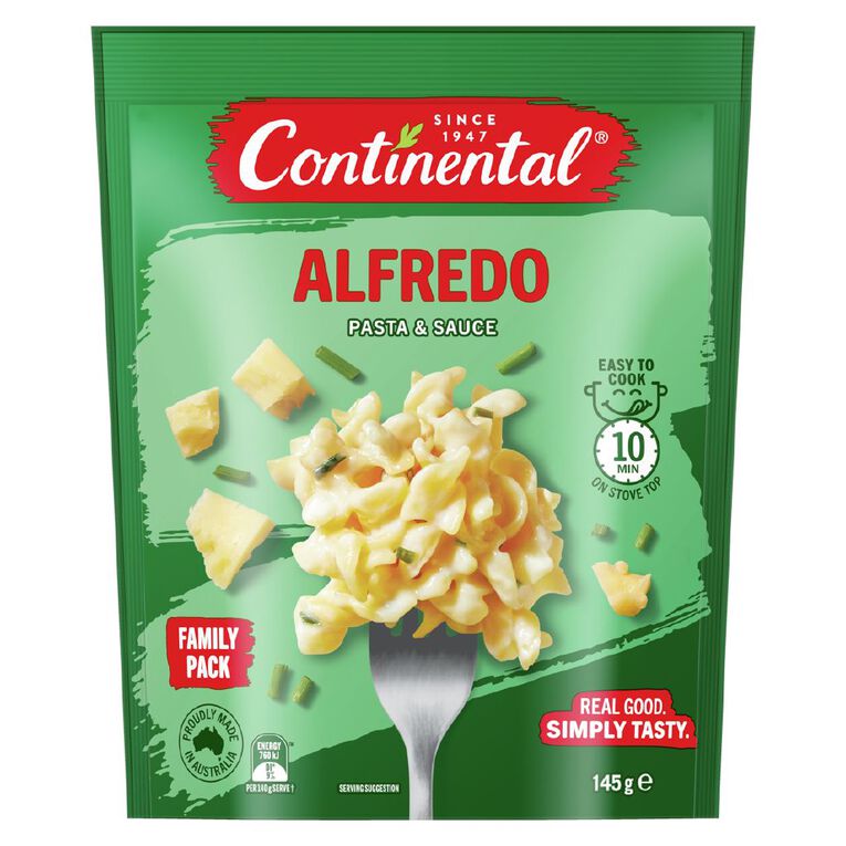 Continental Pasta and Sauce Alfredo 145g, , hi-res