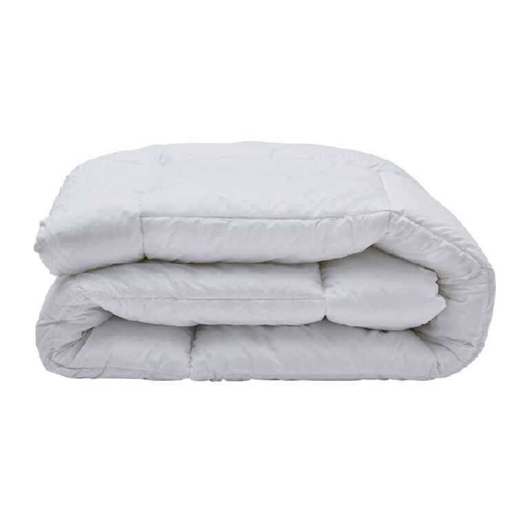 Living & Co Mattress Topper Ball Fibre Plush White King Single, , hi-res