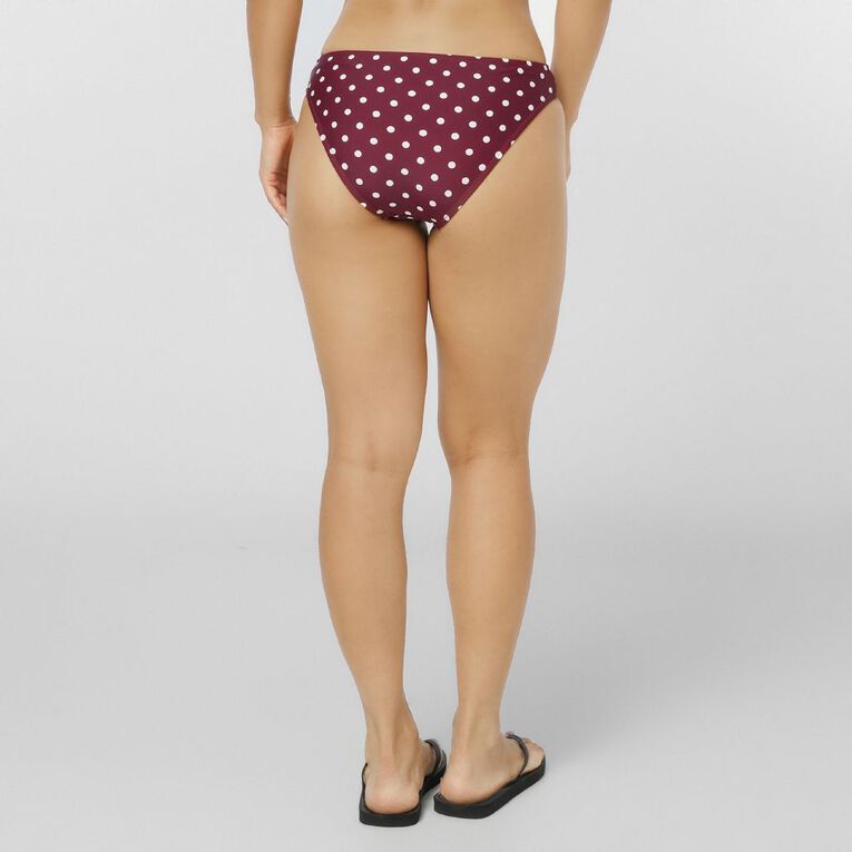 H&H Women's Classic Bikini Pants, Red Dark, hi-res