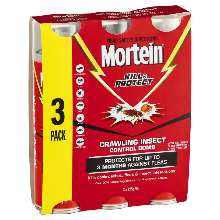 Mortein Control Bomb 3x125g, , hi-res