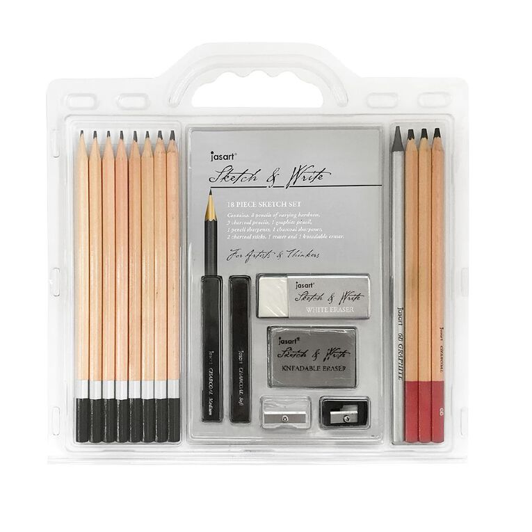 Jasart Sketch & Write Set 18 Pack, , hi-res