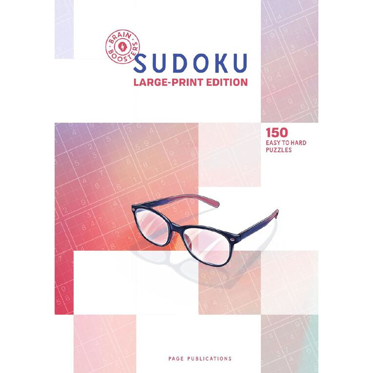 Brain Boosters: Sudoku Large-Print Edition, , hi-res