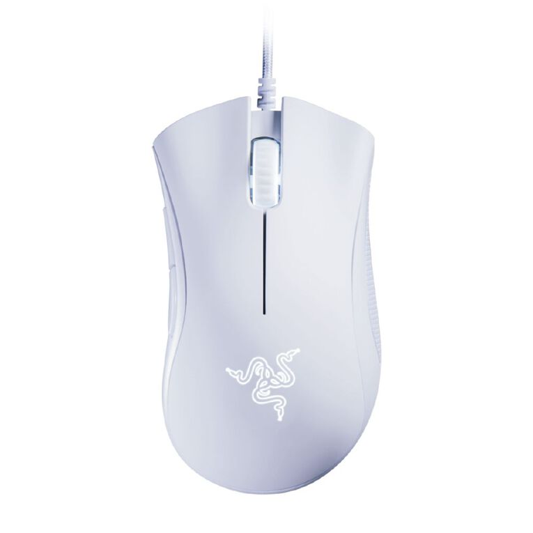 Razer DeathAdder Essential Ergonomic Wired Gaming Mouse White, , hi-res