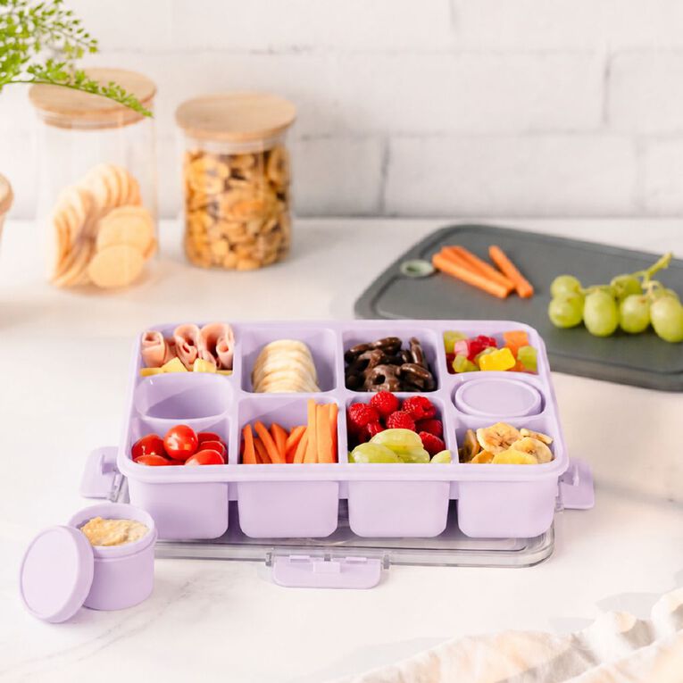 Kate's Kitchen Rectangle Snack & Serve Box Purple, , hi-res