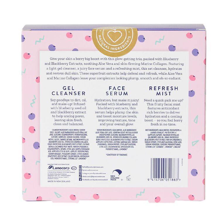 By Nature Berry Good Cleanse and Hydrate Trio, , hi-res